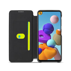 LC.IMEEKE Hon Ancient Series Horizontal Flip Leather Case with Holder & Card Slot, For Samsung Galaxy A21s