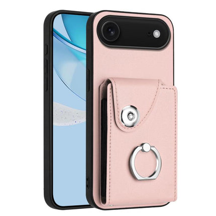 Organ Card Bag Ring Holder Phone Case, For iPhone Air, For iPhone 16 Pro Max, For iPhone 16 Pro, For iPhone 16 Plus