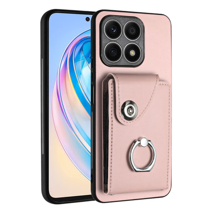 Organ Card Bag Ring Holder PU Phone Case, For Honor X7a / Play7T, For Honor X8a, For Honor X9a / Magic5 Lite