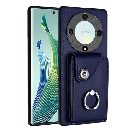 Organ Card Bag Ring Holder PU Phone Case, For Honor X7a / Play7T, For Honor X8a, For Honor X9a / Magic5 Lite