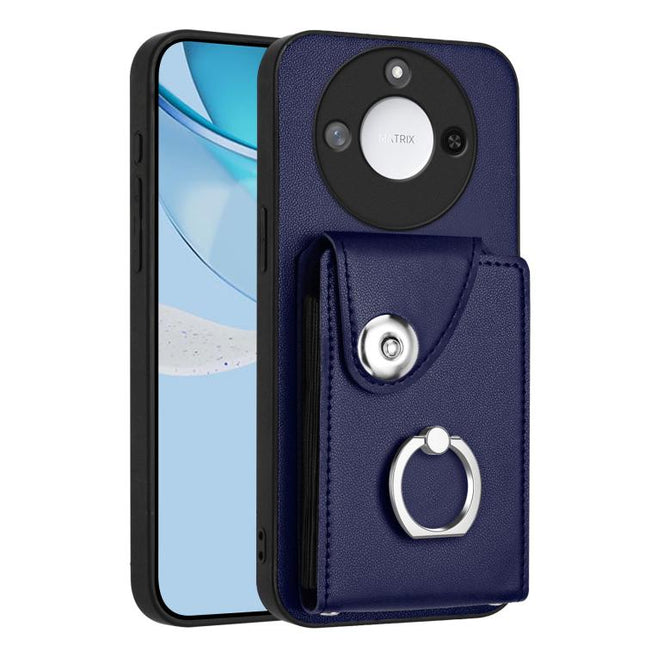 Organ Card Bag Ring Holder PU Phone Case, For Honor 400 Lite Global / X70i, For Honor X8c 4G, For Honor X60 Pro / X9c / Magic7 Lite, For Honor X60 / X9c Smart