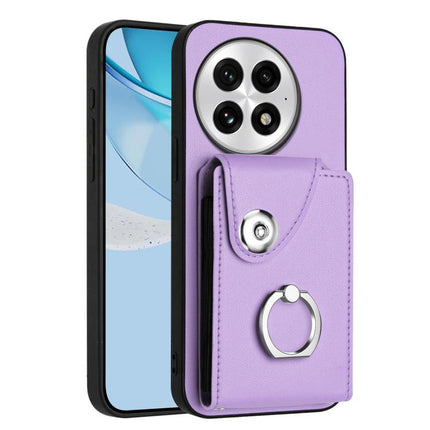 Organ Card Bag Ring Holder PU Phone Case, For OnePlus Nord CE4 Lite 5G / OPPO K12x, For OnePlus 13T, For OnePlus Ace 5 / 5 Pro / 13R, For OnePlus 13 5G