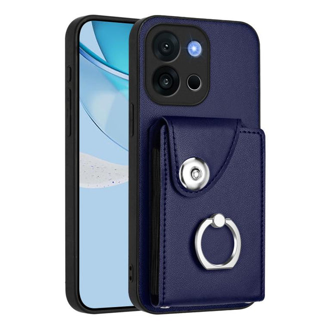 Organ Card Bag Ring Holder PU Phone Case, For OnePlus Nord CE4 Lite 5G / OPPO K12x, For OnePlus 13T, For OnePlus Ace 5 / 5 Pro / 13R, For OnePlus 13 5G