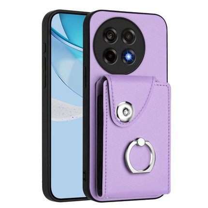 Organ Card Bag Ring Holder PU Phone Case, For OnePlus Nord CE4 Lite 5G / OPPO K12x, For OnePlus 13T, For OnePlus Ace 5 / 5 Pro / 13R, For OnePlus 13 5G
