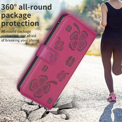 Four-leaf Embossed Leather Phone Case, For vivo Y15s, For vivo Y21 / Y21s / Y33s, For vivo Y51 2020 / Y51a / Y51s, For vivo Y20