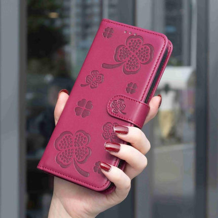 Four-leaf Embossed Leather Phone Case, For Motorola Moto G37/G47/G37 Power 5G, For Motorola Moto G35, For Motorola Moto G55, For Motorola Moto G34 5G / G45 5G