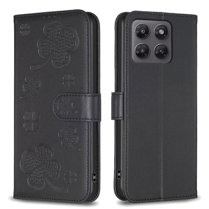Four-leaf Embossed Leather Phone Case, For Motorola Moto G37/G47/G37 Power 5G, For Motorola Moto G35, For Motorola Moto G55, For Motorola Moto G34 5G / G45 5G