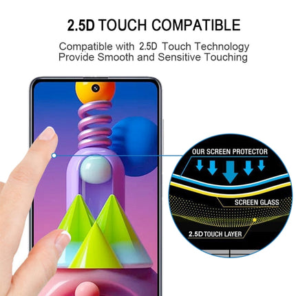 For Xiaomi Redmi Note 9 Global Full Glue Full Screen Tempered Glass Film, For Samsung Galaxy M51, For Samsung Galaxy A01 Core