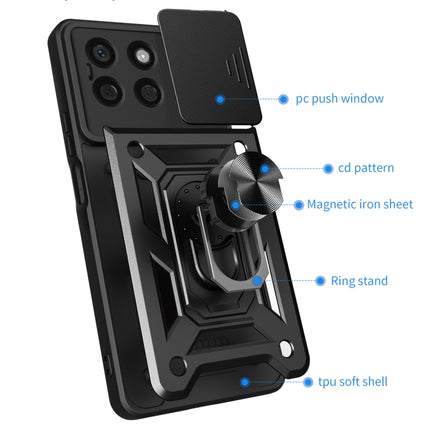 Sliding Camera Cover Design TPU+PC Phone Case, For Honor X8b, For Honor X7b, For Honor X9b