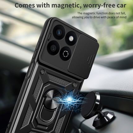 Sliding Camera Cover Design TPU+PC Phone Case, For Honor 200 Smart, For Honor X6b 4G, For Honor 200