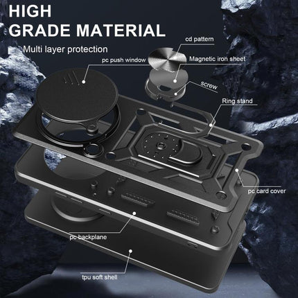 Sliding Camera Cover Design TPU+PC Phone Case, For Honor X60 Pro / X9c, For Honor Magic7 Pro, For Honor X5b Plus