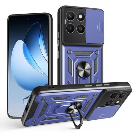Sliding Camera Cover Design TPU+PC Phone Case, For Honor 400 Lite Global, For Honor X8c 4G, For Honor X9c Smart