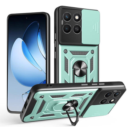 Sliding Camera Cover Design TPU+PC Phone Case, For Honor 400 Lite Global, For Honor X8c 4G, For Honor X9c Smart