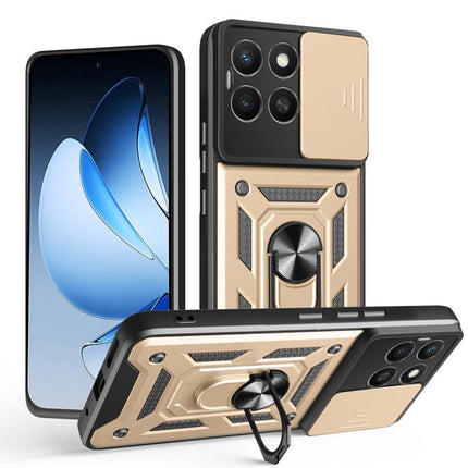 Sliding Camera Cover Design TPU+PC Phone Case, For Honor 400 Lite Global, For Honor X8c 4G, For Honor X9c Smart