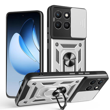Sliding Camera Cover Design TPU+PC Phone Case, For Honor 400 Lite Global, For Honor X8c 4G, For Honor X9c Smart