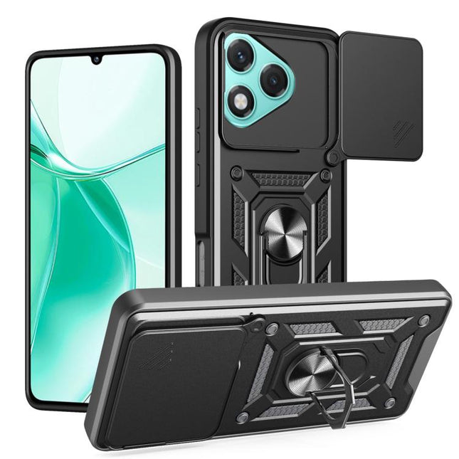 Sliding Camera Cover Design TPU+PC Phone Case, For Honor 400 Lite Global, For Honor X8c 4G, For Honor X9c Smart
