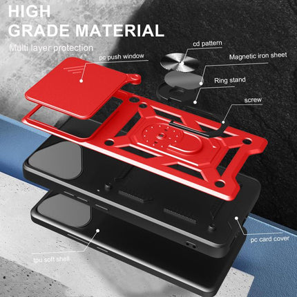 Sliding Camera Cover Design TPU+PC Phone Case, For Honor 400 Lite Global, For Honor X8c 4G, For Honor X9c Smart