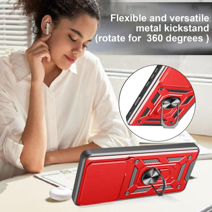 Sliding Camera Cover Design TPU+PC Phone Case, For Honor 400 Lite Global, For Honor X8c 4G, For Honor X9c Smart