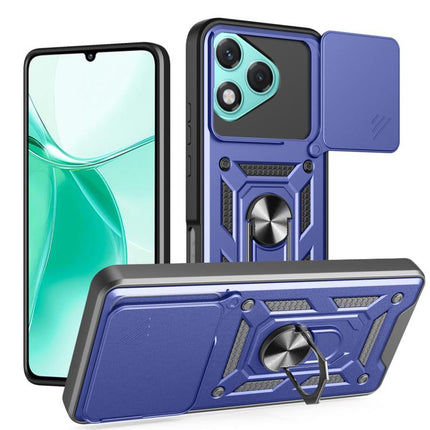 Sliding Camera Cover Design TPU+PC Phone Case, For Honor 400 Lite Global, For Honor X8c 4G, For Honor X9c Smart