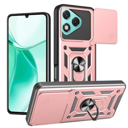 Sliding Camera Cover Design TPU+PC Phone Case, For Honor 400 Lite Global, For Honor X8c 4G, For Honor X9c Smart