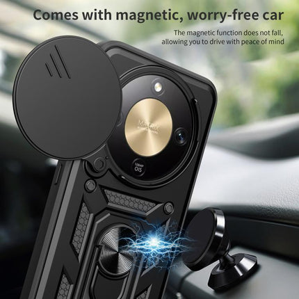 Sliding Camera Cover Design TPU+PC Phone Case, For Honor X9d 5G / X70 5G, For Honor 400 Smart 5G / X7d 5G, For Honor 400 Pro Global 160.8mm