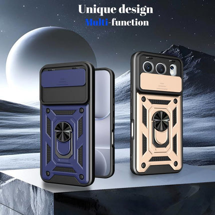 Sliding Camera Cover Design TPU+PC Phone Case, For Honor 500 Global 155.8mm, For Honor X5c Plus/X5c/Play10A 4G, For Honor Magic8 Pro 5G