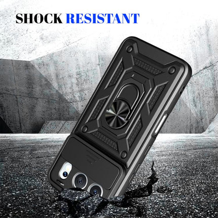 Sliding Camera Cover Design TPU+PC Phone Case, For Honor 500 Global 155.8mm, For Honor X5c Plus/X5c/Play10A 4G, For Honor Magic8 Pro 5G