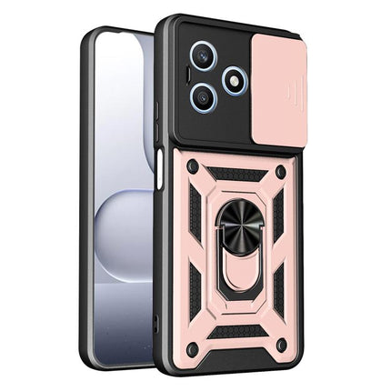 Sliding Camera Cover Design TPU+PC Phone Case, For Honor 600 / 600 Pro 5G Global, For Honor 600 Lite 5G Global, For Honor X8d 4G