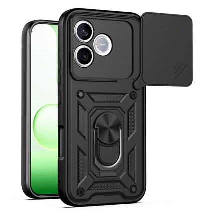 Sliding Camera Cover Design TPU+PC Phone Case, For Honor 600 / 600 Pro 5G Global, For Honor 600 Lite 5G Global, For Honor X8d 4G