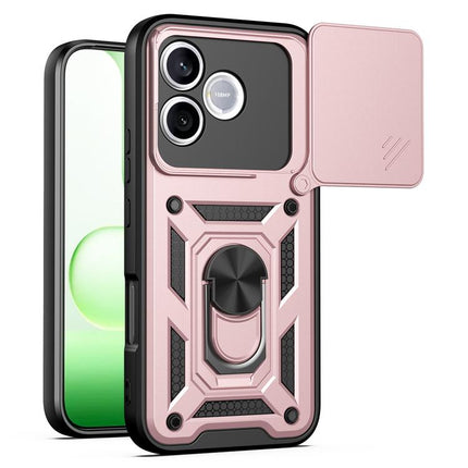 Sliding Camera Cover Design TPU+PC Phone Case, For Honor 600 / 600 Pro 5G Global, For Honor 600 Lite 5G Global, For Honor X8d 4G