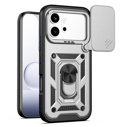 Sliding Camera Cover Design TPU+PC Phone Case, For Honor 600 / 600 Pro 5G Global, For Honor 600 Lite 5G Global, For Honor X8d 4G