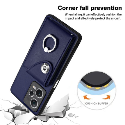 Organ Card Bag Ring Holder PU Phone Case, For Xiaomi Redmi Note 12 Pro+ 5G Global, For Xiaomi Redmi Note 12 Pro 5G Global, For Xiaomi Poco X5 Pro/Redmi Note 12 Pro Speed, For Xiaomi Poco X5/Redmi Note 12 5G Global