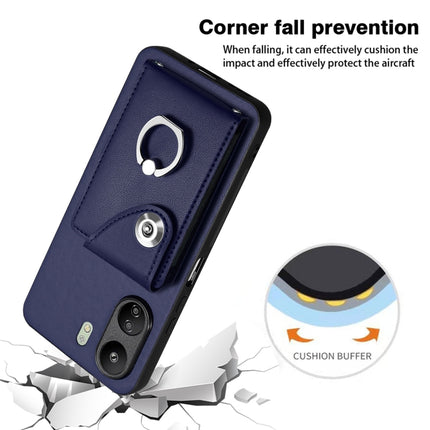 Organ Card Bag Ring Holder PU Phone Case, For Xiaomi Redmi 13C 4G / Poco C65, For Xiaomi Redmi Note 13 5G Global, For Xiaomi Redmi Note 13 Pro+, For Xiaomi Redmi Note 13 Pro 5G Global