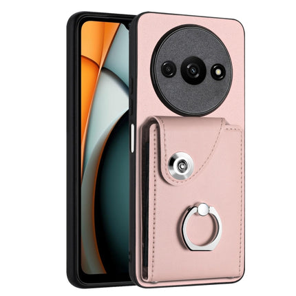 Organ Card Bag Ring Holder PU Phone Case, For Xiaomi Redmi A3 4G, For Xiaomi Redmi Note 13 Pro 4G Global, For Xiaomi Redmi Note 13 4G Global, For Xiaomi Redmi 13C 5G / Redmi 13R