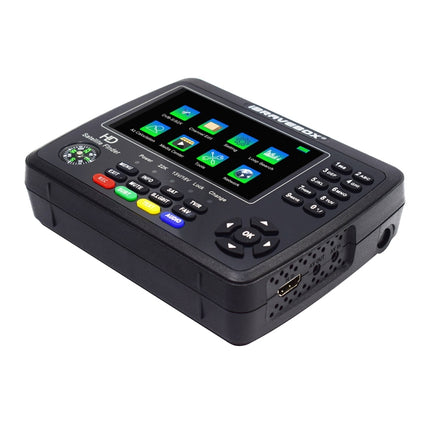 iBRAVEBOX V10 Finder Max 4.3 inch Display Digital Satellite Meter Signal Finder, Support DVB-S/S2/S2X, EU Plug, US Plug, UK Plug, AU Plug