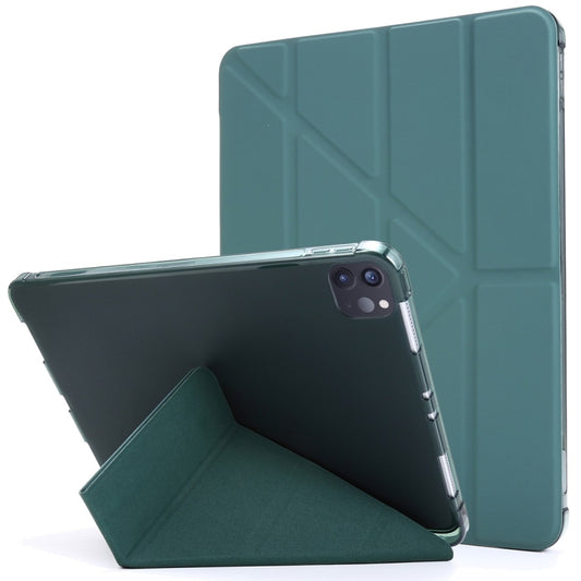 Funda de piel sintética plegable con soporte y ranura para bolígrafo para iPad Pro 11 (2020/2018), iPad Air 13 2024/Pro 12.9 2022/2021