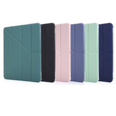 Multi-folding TPU Leather Tablet Case with Holder & Pen Slot, For iPad Pro 11 (2020/2018), For iPad Air 13 2024 / Pro 12.9 2022 / 2021