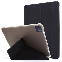 Multi-folding TPU Leather Tablet Case with Holder & Pen Slot, For iPad Pro 11 (2020/2018), For iPad Air 13 2024 / Pro 12.9 2022 / 2021