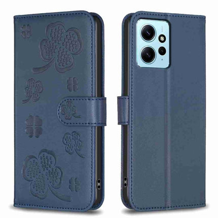 Four-leaf Embossed Leather Phone Case, For Xiaomi 13 Ultra, For Xiaomi Redmi Note 12 4G Global, For Xiaomi Civi 3 5G, For Xiaomi Redmi A1+ / A2