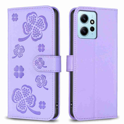 Four-leaf Embossed Leather Phone Case, For Xiaomi 13 Ultra, For Xiaomi Redmi Note 12 4G Global, For Xiaomi Civi 3 5G, For Xiaomi Redmi A1+ / A2