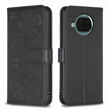 Four-leaf Embossed Leather Phone Case, For Xiaomi Redmi K30S, For Xiaomi Mi 10T Lite, For Xiaomi Poco X3, For Xiaomi Redmi 9A