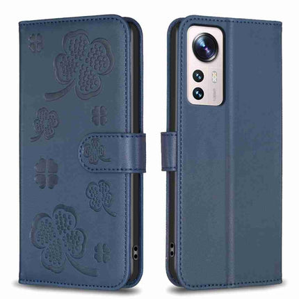 Four-leaf Embossed Leather Phone Case, For Xiaomi 13 Lite 5G, For Xiaomi Redmi K60 / K60 Pro, For Xiaomi 12T / 12T Pro, For Xiaomi 12 Lite
