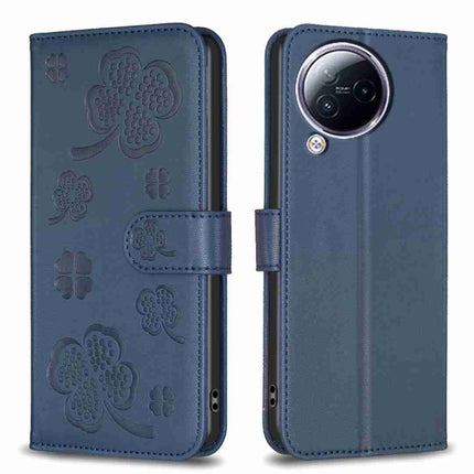 Four-leaf Embossed Leather Phone Case, For Xiaomi 13 Ultra, For Xiaomi Redmi Note 12 4G Global, For Xiaomi Civi 3 5G, For Xiaomi Redmi A1+ / A2