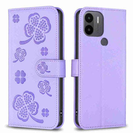 Four-leaf Embossed Leather Phone Case, For Xiaomi 13 Ultra, For Xiaomi Redmi Note 12 4G Global, For Xiaomi Civi 3 5G, For Xiaomi Redmi A1+ / A2