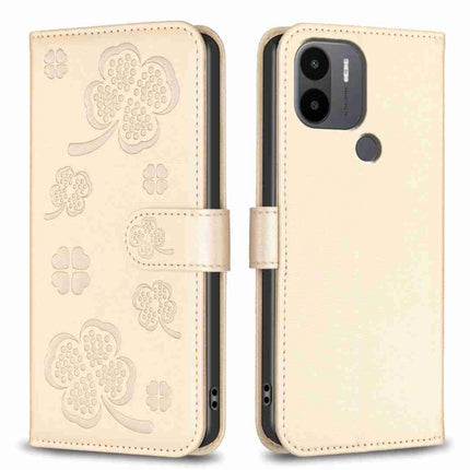 Four-leaf Embossed Leather Phone Case, For Xiaomi 13 Ultra, For Xiaomi Redmi Note 12 4G Global, For Xiaomi Civi 3 5G, For Xiaomi Redmi A1+ / A2