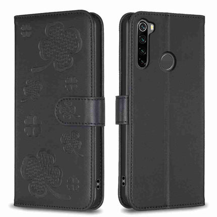 Four-leaf Embossed Leather Phone Case, For Xiaomi Redmi Note 8, For Xiaomi Redmi Note 8 Pro