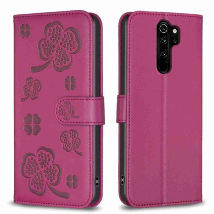 Four-leaf Embossed Leather Phone Case, For Xiaomi Redmi Note 8, For Xiaomi Redmi Note 8 Pro