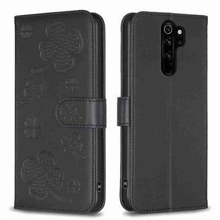 Four-leaf Embossed Leather Phone Case, For Xiaomi Redmi Note 8, For Xiaomi Redmi Note 8 Pro