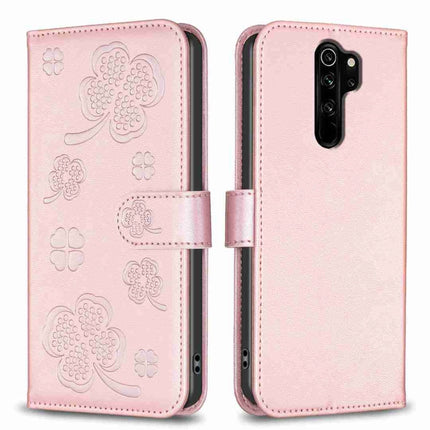 Four-leaf Embossed Leather Phone Case, For Xiaomi Redmi Note 8, For Xiaomi Redmi Note 8 Pro