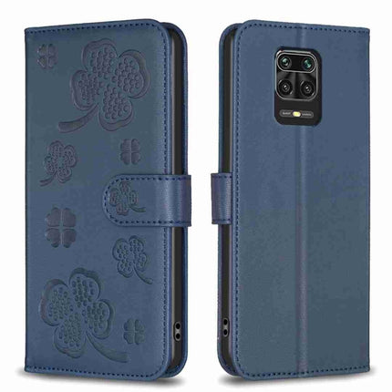 Four-leaf Embossed Leather Phone Case, For Xiaomi Redmi 9, For Xiaomi Redmi Note 9, For Xiaomi Redmi Note 9 Pro Max, For Xiaomi Redmi Note 8T